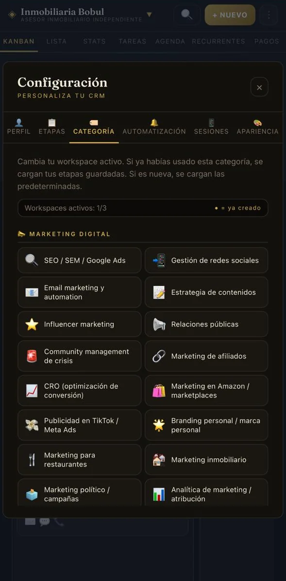 Bobul en modo oscuro